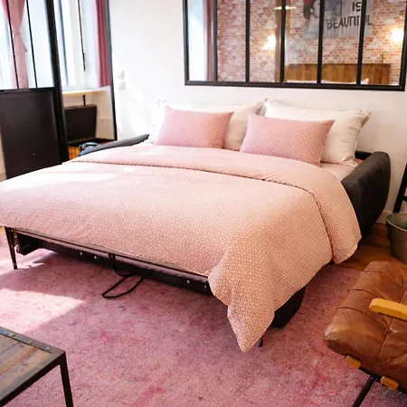 Montmartre Rue Des Martyrs Loft With Ac, 4-7 Peo * Paris