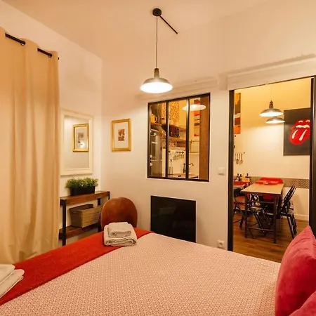 Appartamento Montmartre Rue Des Martyrs Loft With Ac, 4-7 Peo *